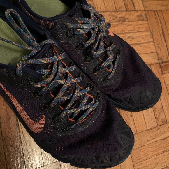 Nike Trail Running Zoom Sneakers Runners Jogging Shoes Regrind Vintage - Picture 4 of 8